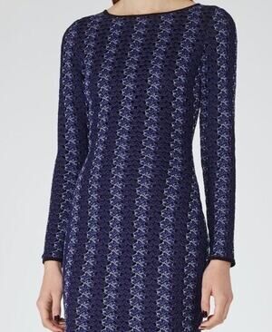 reiss cecile tuxedo bodycon midi dress REISS Cecile Tuxedo Bodycon Midi Dress